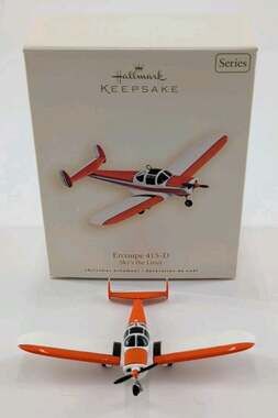 2008 HALLMARK KEEPSAKE ERCOUPE 415-D SKY'S THE LIMIT AIRPLANE CHRISTMAS ORNAMENT